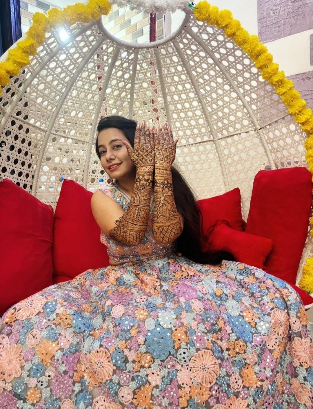 Turning hands into art with intricate mehendi designs
